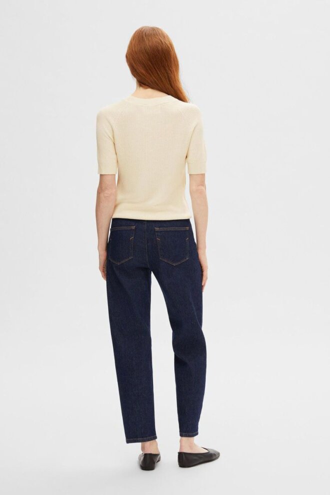 PULLOVER 16092292 SLFELINNA NEW SS TOP BIRCH