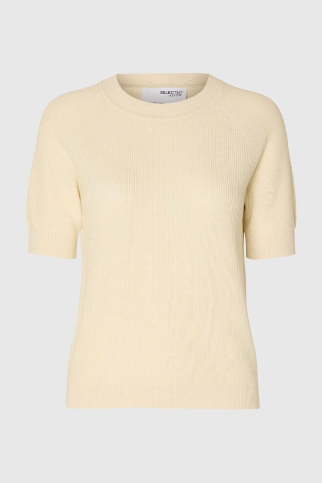 PULLOVER 16092292 SLFELINNA NEW SS TOP BIRCH