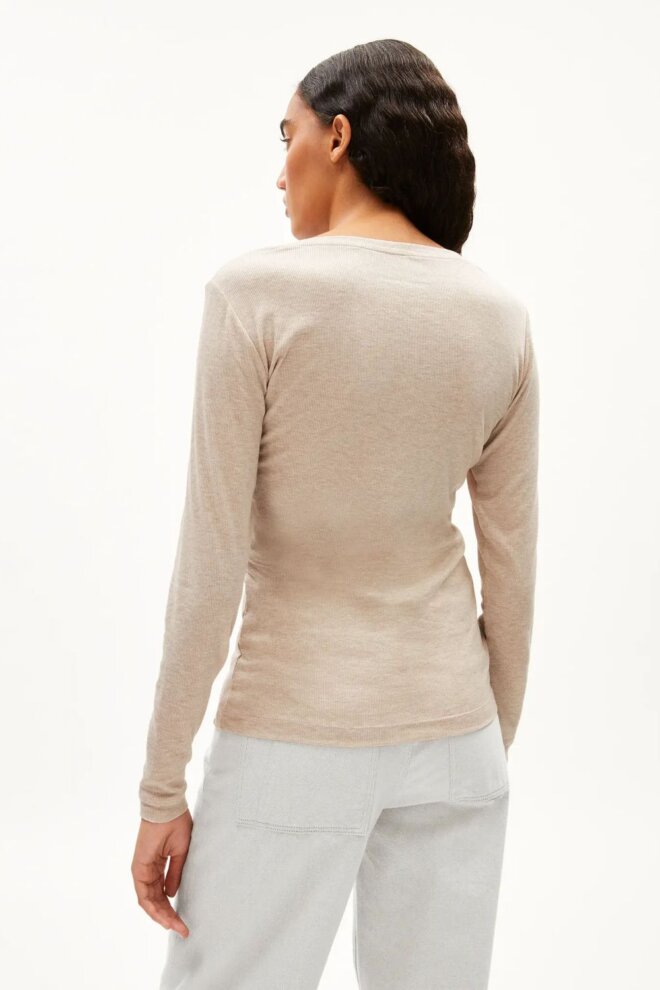 SHIRT 30002700 JAALEAA SANDSTONE MELANGE