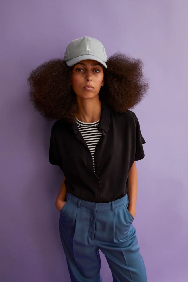 BLUSE 30005819 LARISAANA 105 BLACK