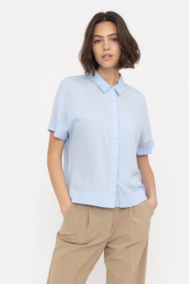 BLUSE SRFREEDOM SS SHIRT CASHMERE BLUE