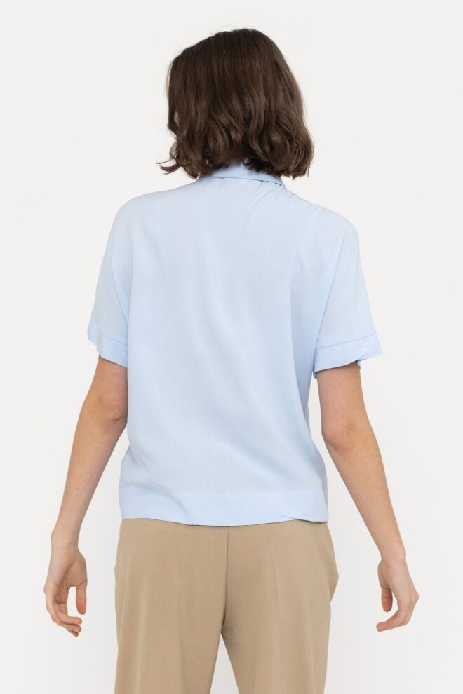 BLUSE SRFREEDOM SS SHIRT CASHMERE BLUE