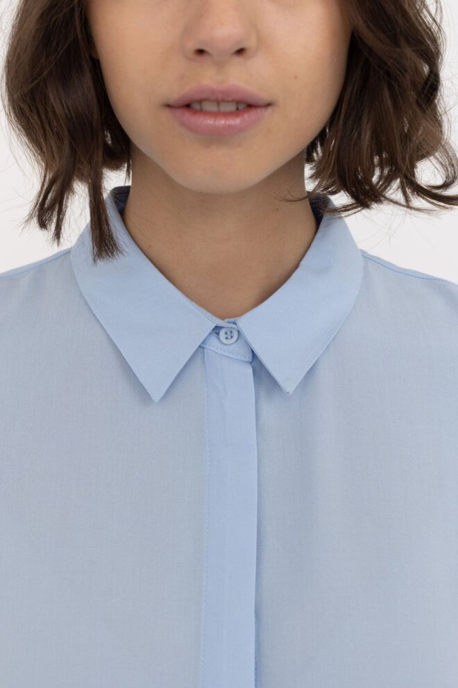 BLUSE SRFREEDOM SS SHIRT CASHMERE BLUE