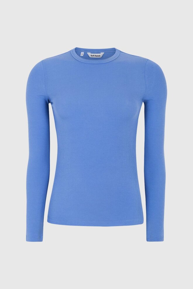 PULLOVER SRFENJA O-NECK TOP HYDRANGEA