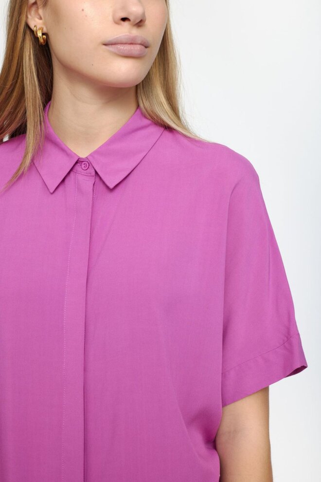 BLUSE SRFREEDOM SS SHIRT PURPLE ORCHID