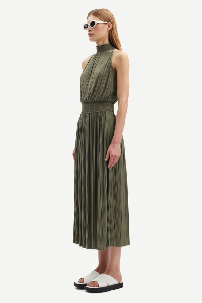 KLEID UMA DRESS 10167 DUSTY OLIVE