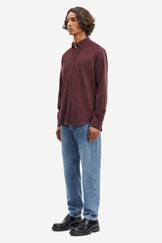 HEMD LIAM BX SHIRT 10504 RED MAHOGANY