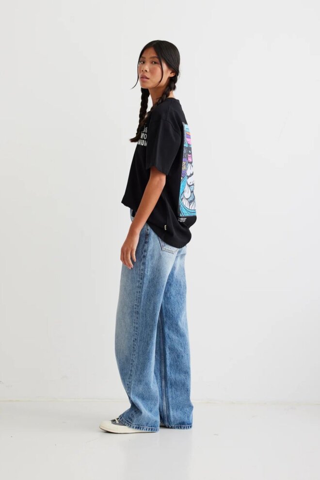 JEANS WBCARLA OPTIC OTPIC BLUE