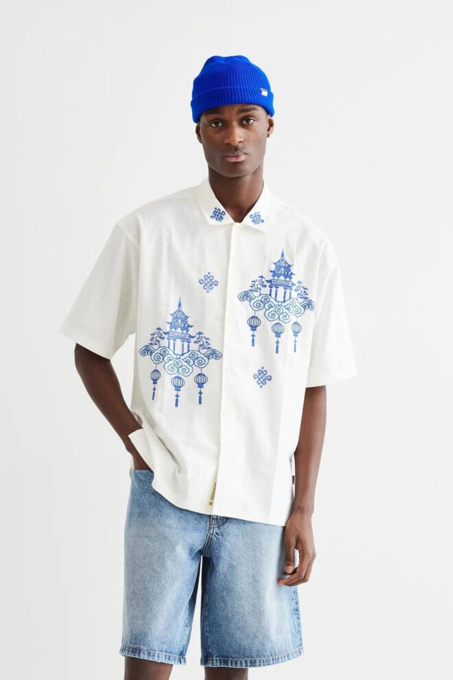 HEMD WBBANKS TEMPEL SHIRT OFFWHITE