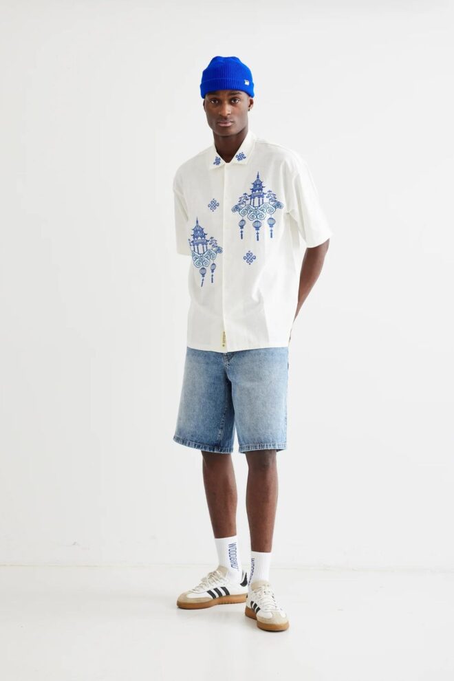 HEMD WBBANKS TEMPEL SHIRT OFFWHITE