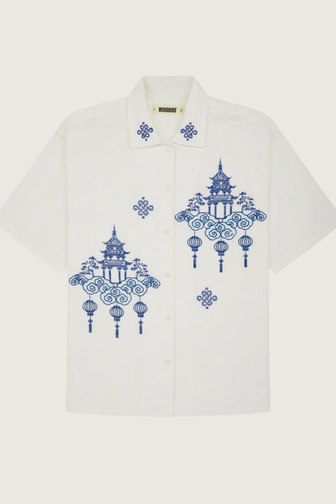 HEMD WBBANKS TEMPEL SHIRT OFFWHITE