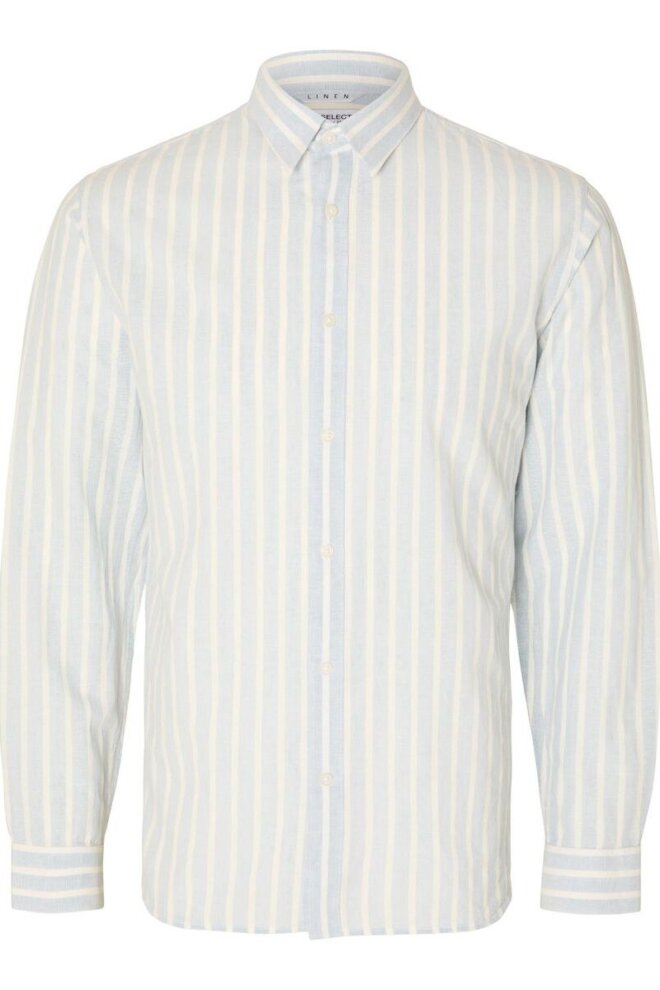 HEMD SLHSLIM-NEW LINEN SHIRT CASHMERE
