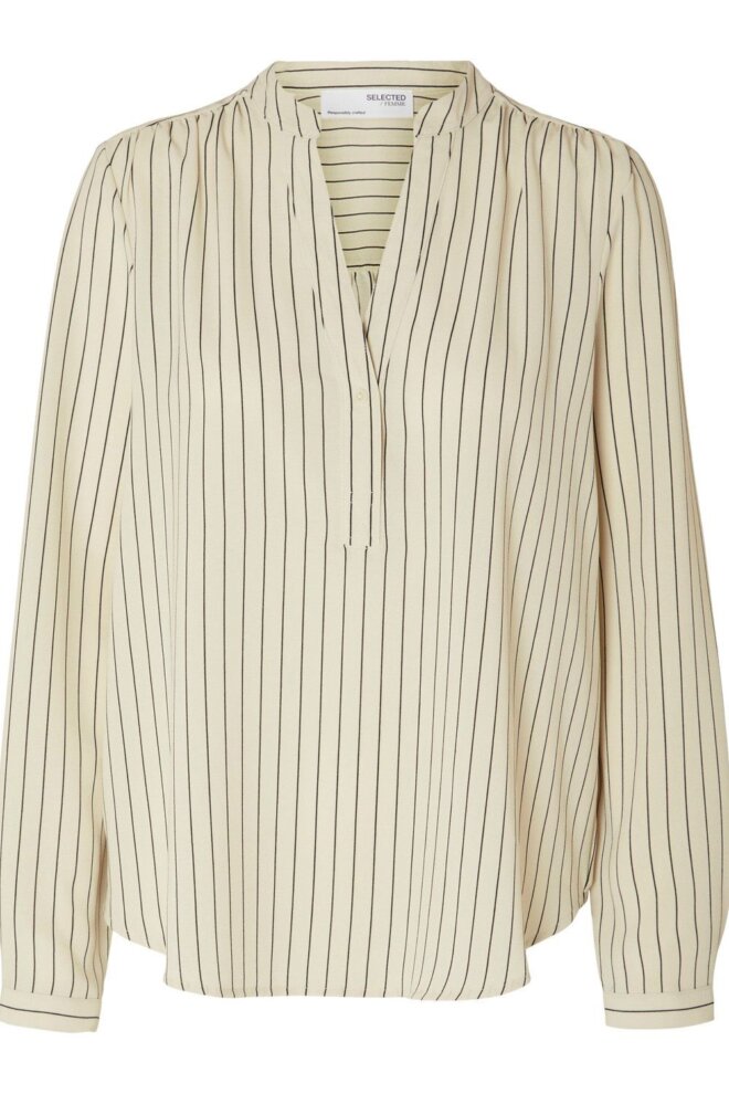 BLUSE 16088179 SLFMIVI LS BIRCH