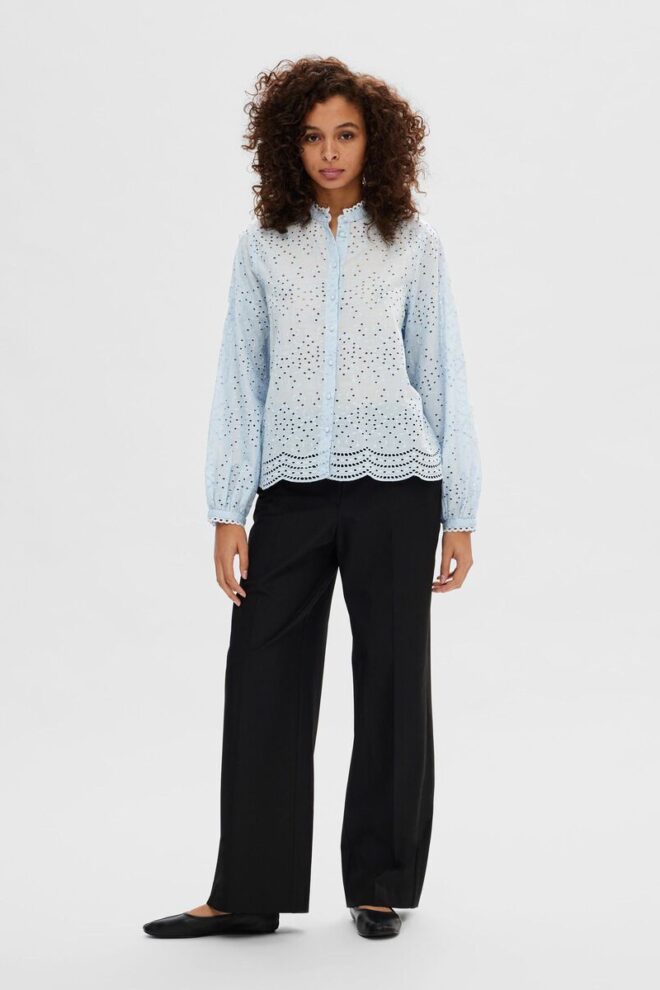 BLUSE 16092185  CASHMERE BLUE