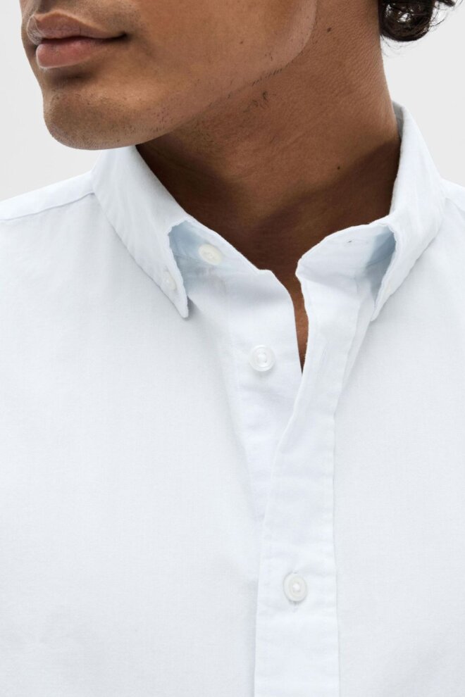 HEMD 16092564 SLHSLIMRICK LIGHT BLUE