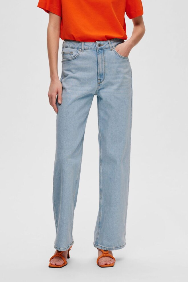 JEANS 16089897 SLFALICE-N HW WIDE