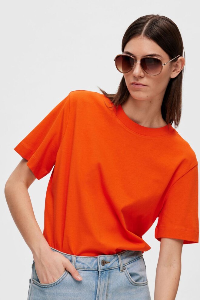 JEANS 16089897 SLFALICE-N HW WIDE