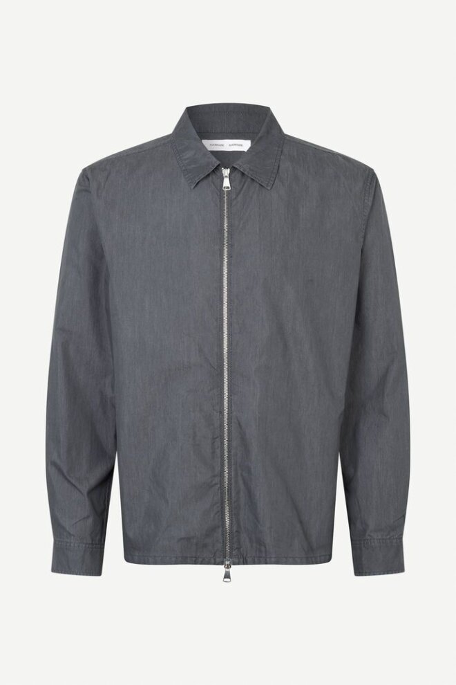 JACKE SAOLUF ZIP OVERSHIRT 15137 WASHED B