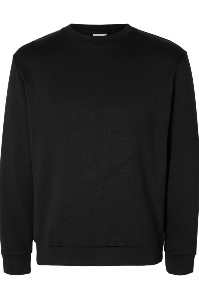 SWEATSHIRT 16092573 SLHEMANUEL BLACK