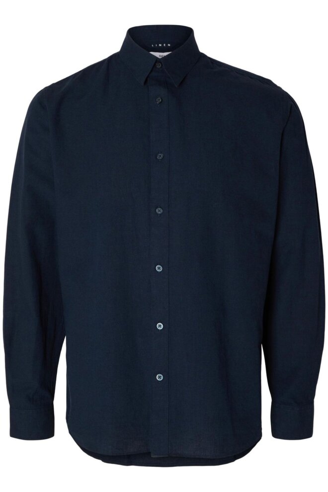 HEMD 16078867 SLHSLIM-NEW LINEN SKY CAPT