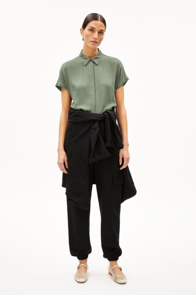 BLUSE 30005819 LARISAANA 2673 GREY GREEN