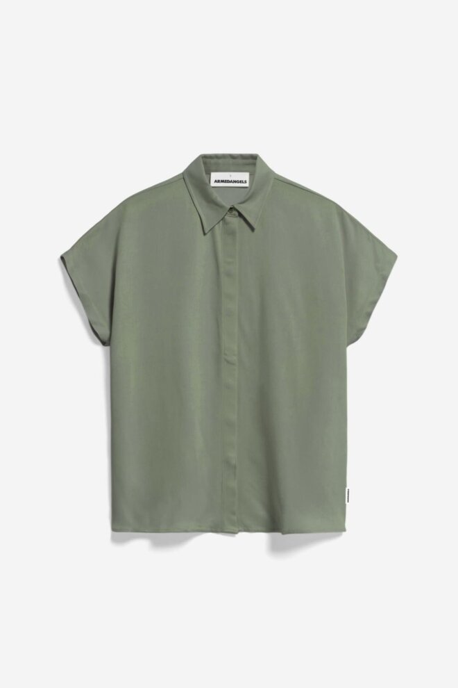 BLUSE 30005819 LARISAANA 2673 GREY GREEN