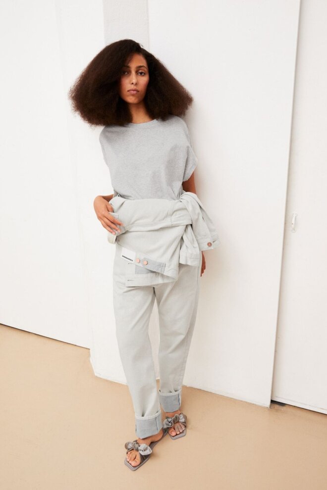 SHIRT 30005444 INAARA 139 GREY MELANGE