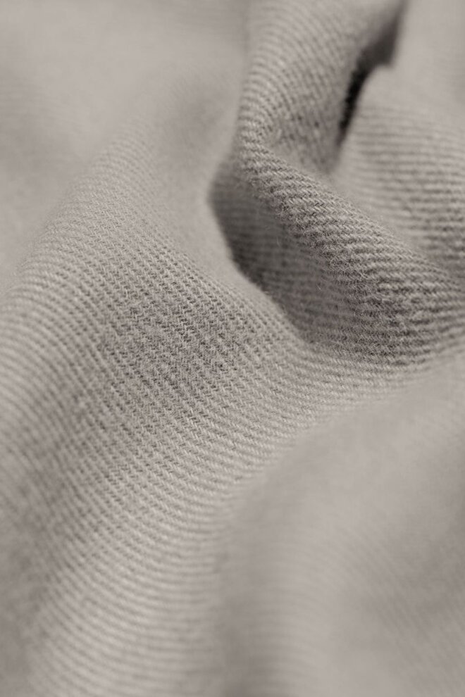 HEMD ORGANIC FLANNEL SHIRT STORM GREY