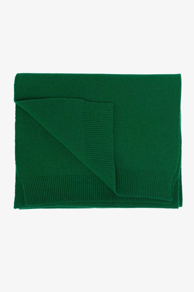 SCHAL MERINO WOOL SCARF KELLY GREEN