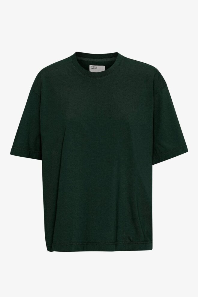 BLUSE ORGANIC OVERSIZED SHIRT HUNTER GREE