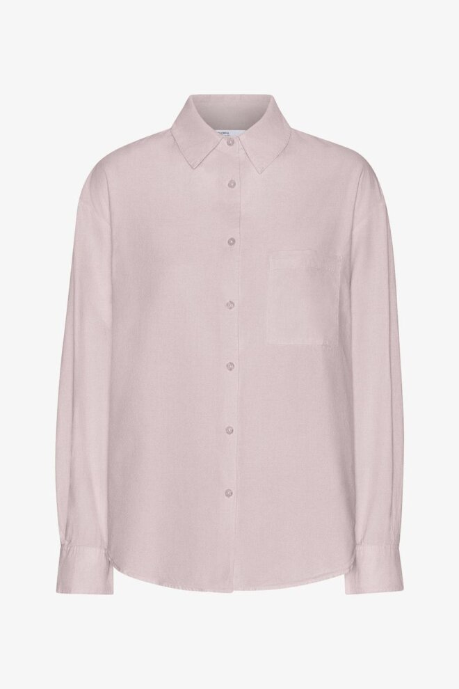 BLUSE ORGANIC OVERSIZED SHIRT FADED PINK