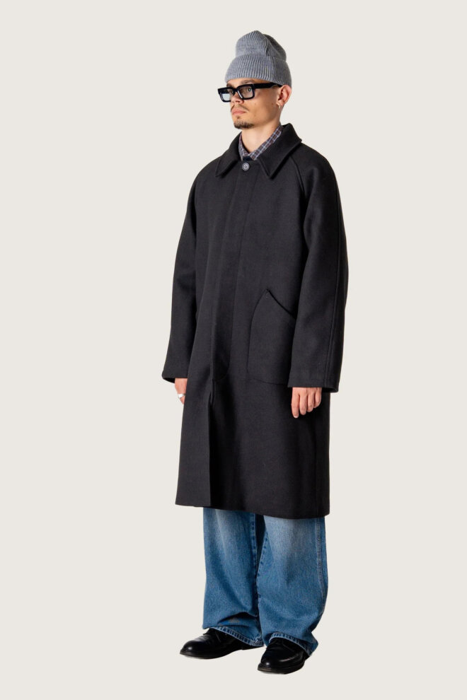 MANTEL WBBERGT WOOL COAT BLACK