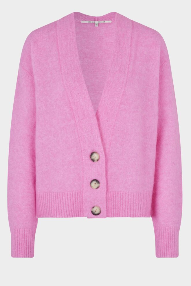 WESTE BROOKLINE KNIT CARDIGAN BEGONIA