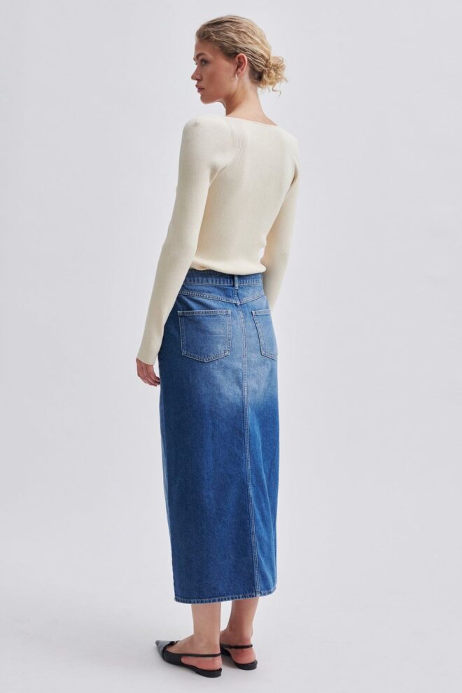 ROCK KYLIE SKIRT DENIM BLUE