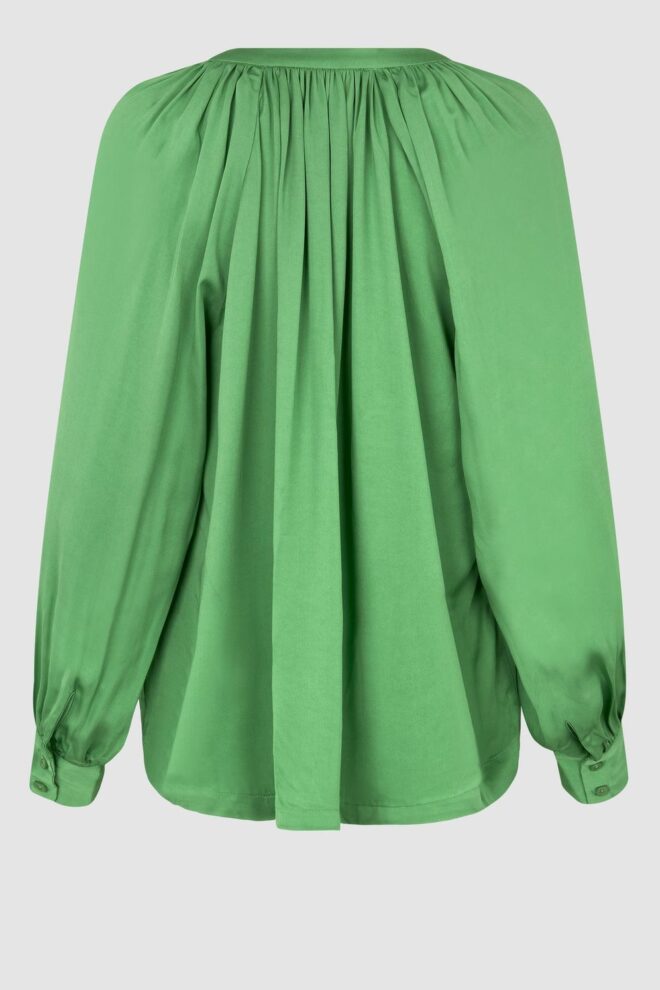 BLUSE DRAPE TUNIC BLOUSE 4101 SHAMROCK
