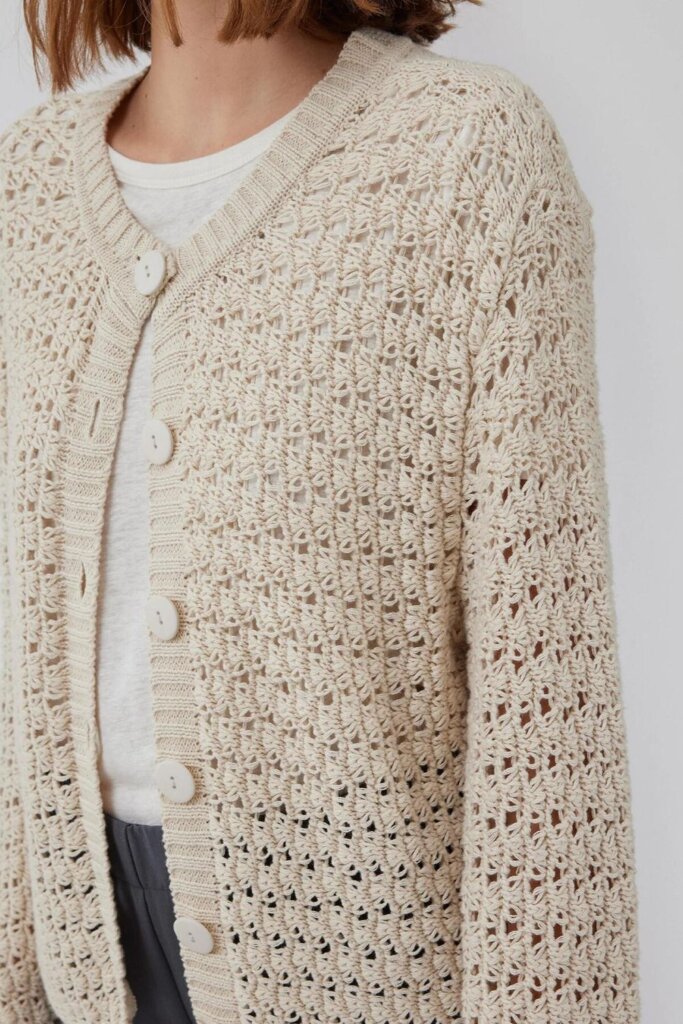 STRICKWESTE HOBBS CARDIGAN SUMMER SAND