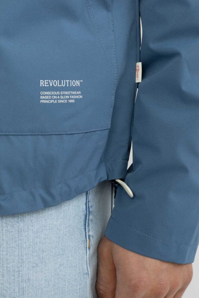 JACKE ZIP ANORAK BLUE