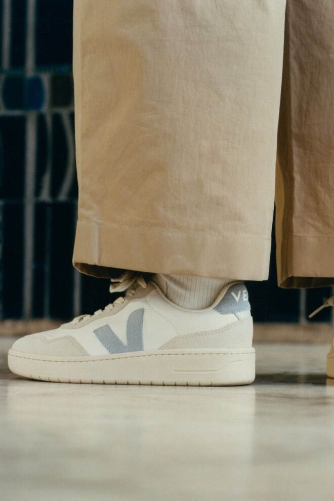 SNEAKER V-90 EXTRA-WHITE_STEEL WOMEN