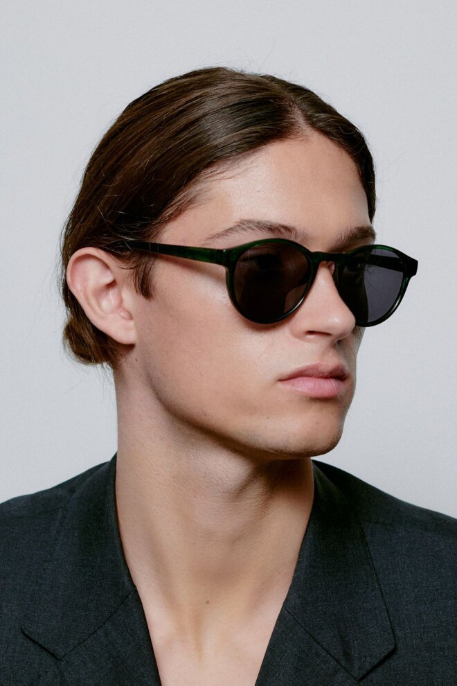 SONNENBRILLE MARVIN GREEN MARBLE TRANSPARENT