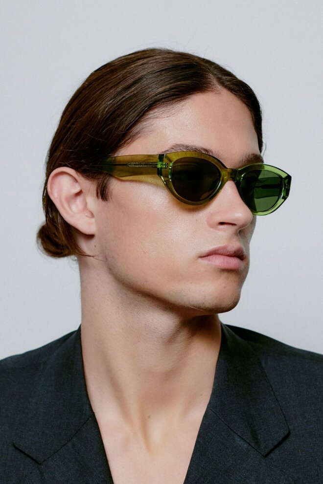 SONNENBRILLE WINNIE LIGHT OLIVE TRANSPARENT
