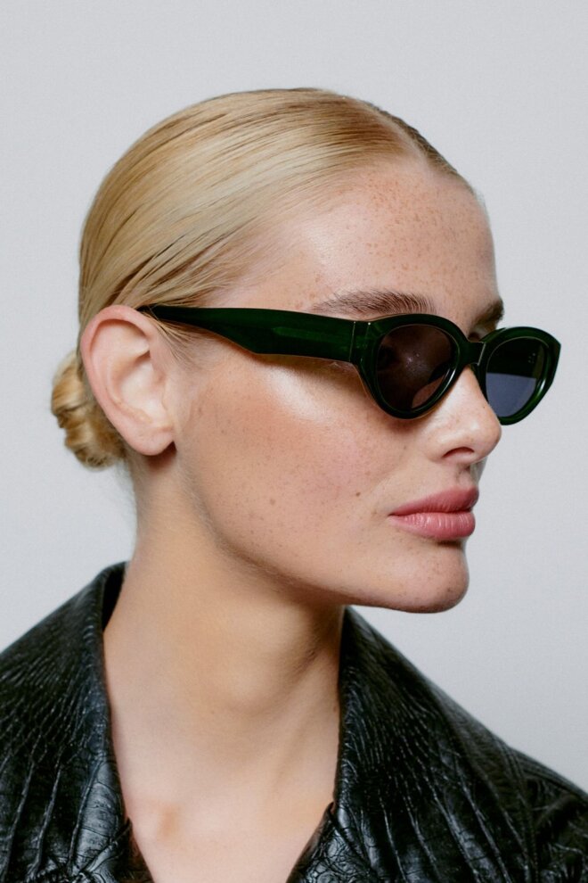SONNENBRILLE WINNIE DARK GREEN TRANSPAREN