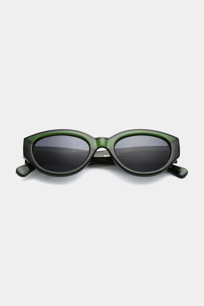 SONNENBRILLE WINNIE DARK GREEN TRANSPAREN