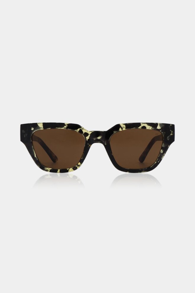 SONNENBRILLE KAWS BLACK/YELLOW TORTOISE