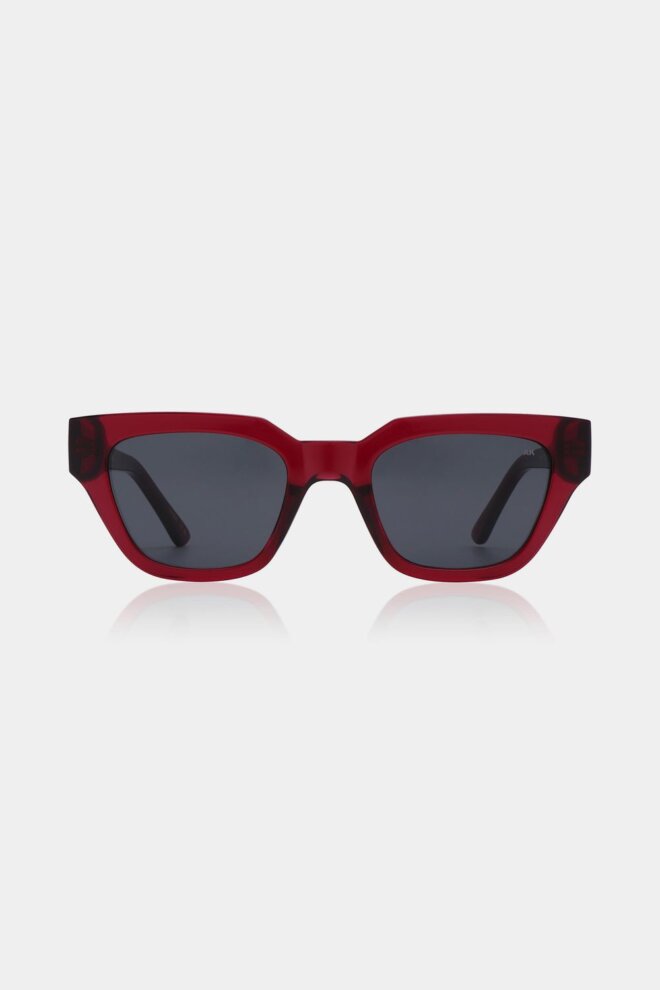 SONNENBRILLE KAWS BURGUNDY TRANSPARENT