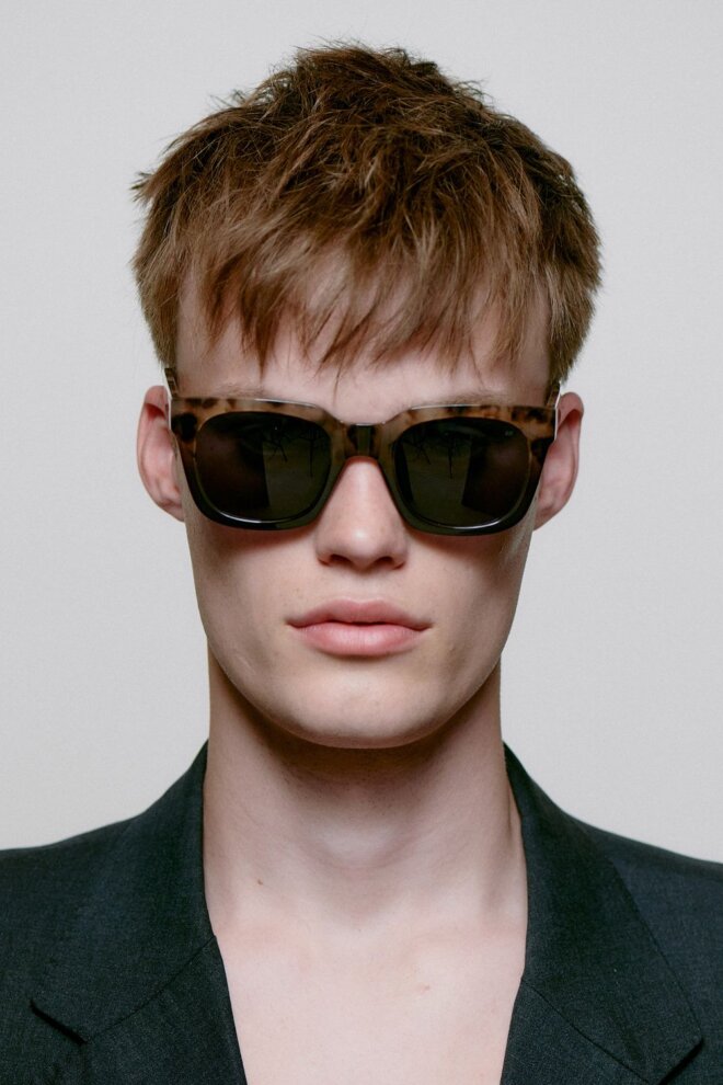 SONNENBRILLE NANCY COQUINA/GREY TRANSPARENT