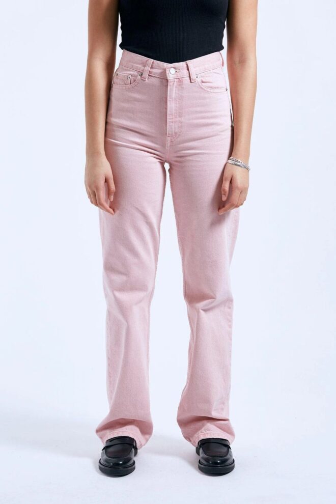 JEANS ECHO WASHED PINK