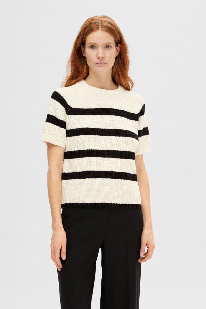 PULLOVER 16092293 SLFBLOOMIE SS NAVY BLAZER