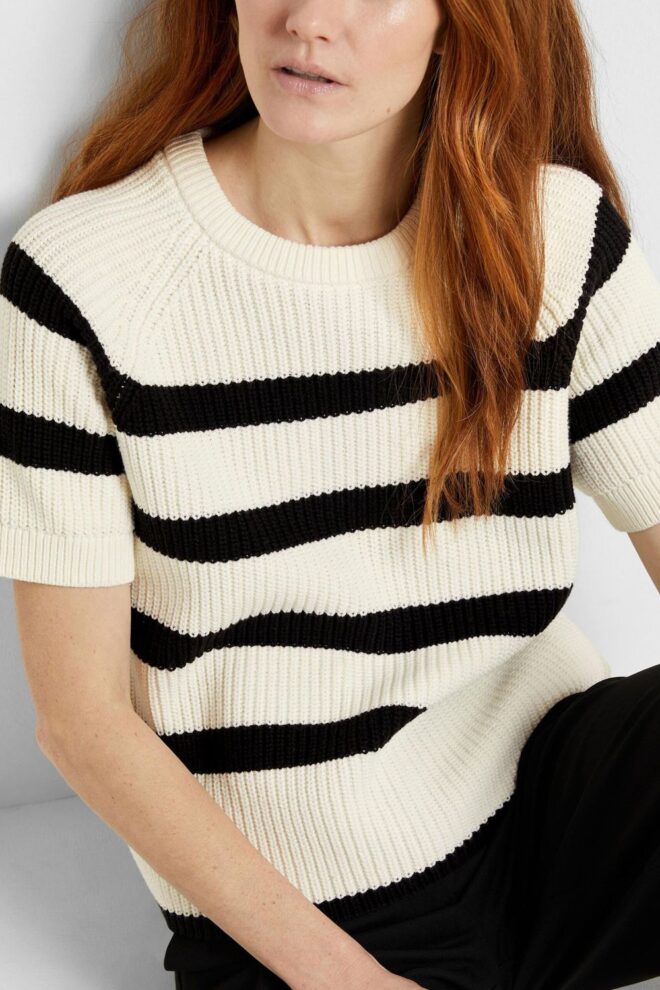 PULLOVER 16092293 SLFBLOOMIE SS NAVY BLAZER