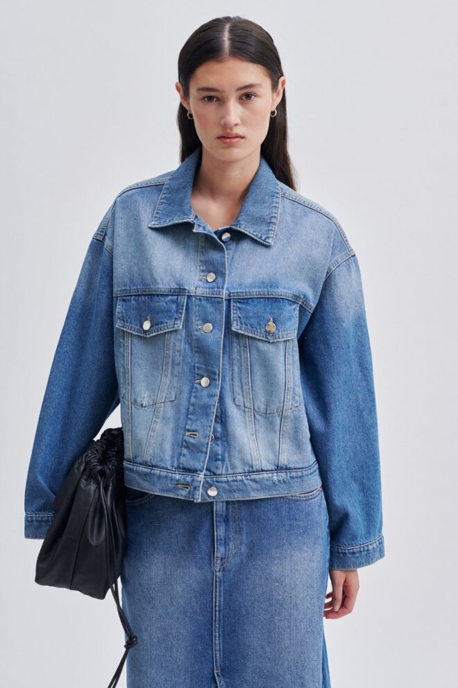 JACKE KYLIE JACKET DENIM BLUE