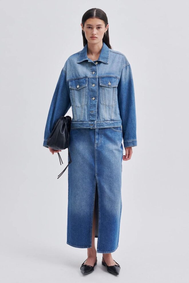 JACKE KYLIE JACKET DENIM BLUE